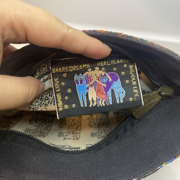 laurel burch quilted wristlet flying cats - Picture 11 of 13